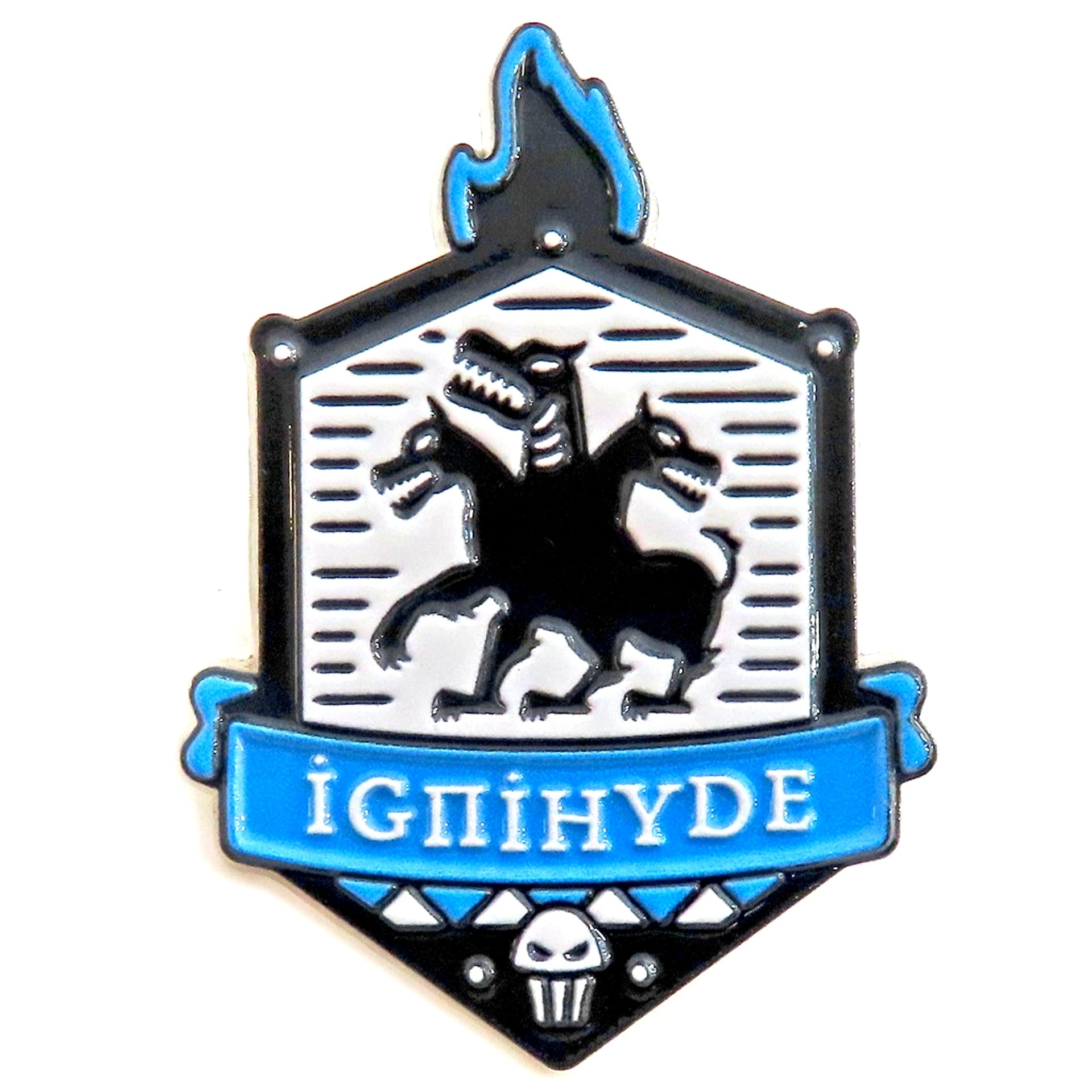 Ignihyde Dorm Disney Twisted Wonderland Dorm Emblem Pin Badge [USED]