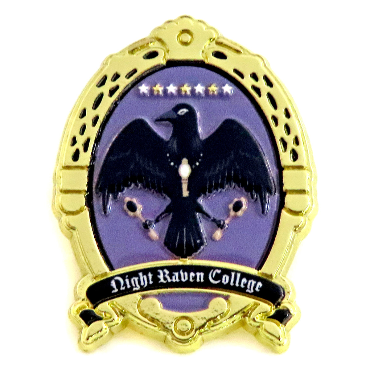 Night Raven College Disney Twisted Wonderland Dormitory Emblem Pins [USED]