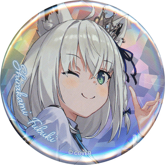 Shirakami Fubuki Hololive Random Hologram Button hololive stage 3 hololive 5th fes. Capture the Moment [USED]