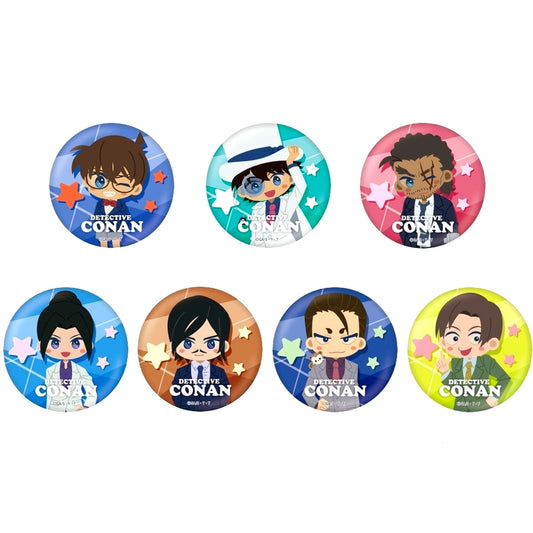 Set of 7 Detective Conan Button Together with Everyone Police Edition Vol.3 [USED]