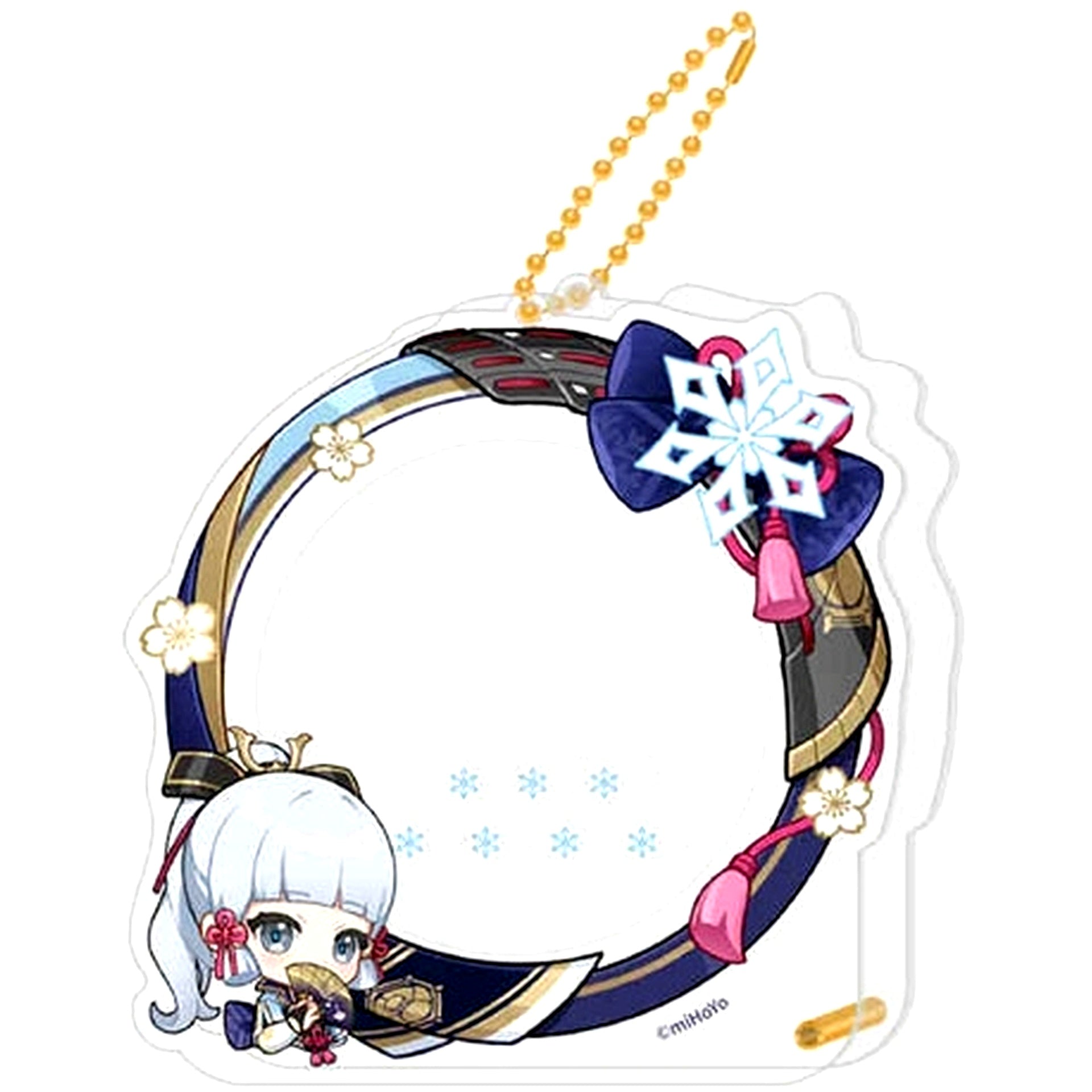 Ayaka Kamisato Genshin Impact Icon Frame Series Button Storage Case [USED]