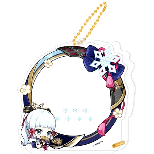 Ayaka Kamisato Genshin Impact Icon Frame Series Button Storage Case [USED]