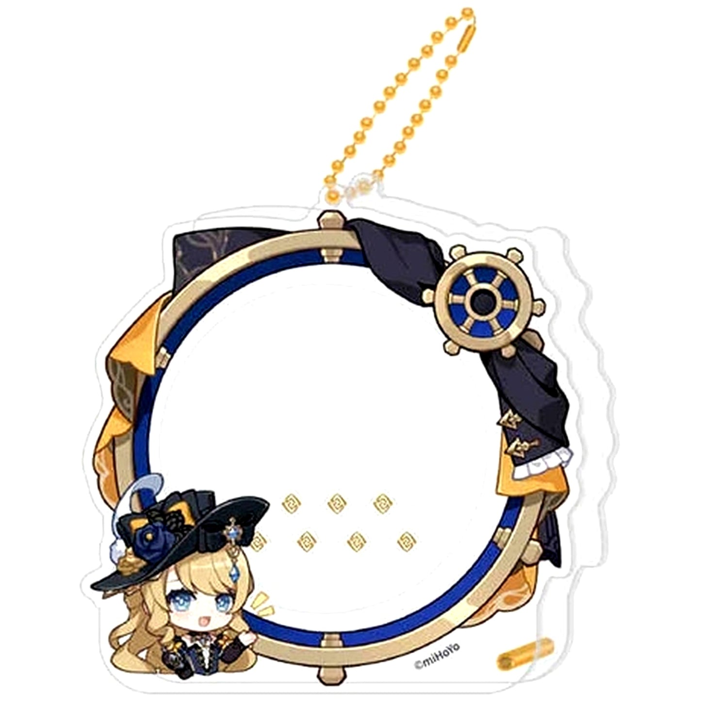 Navia Genshin Impact Icon Frame Series Button Storage Case [USED]