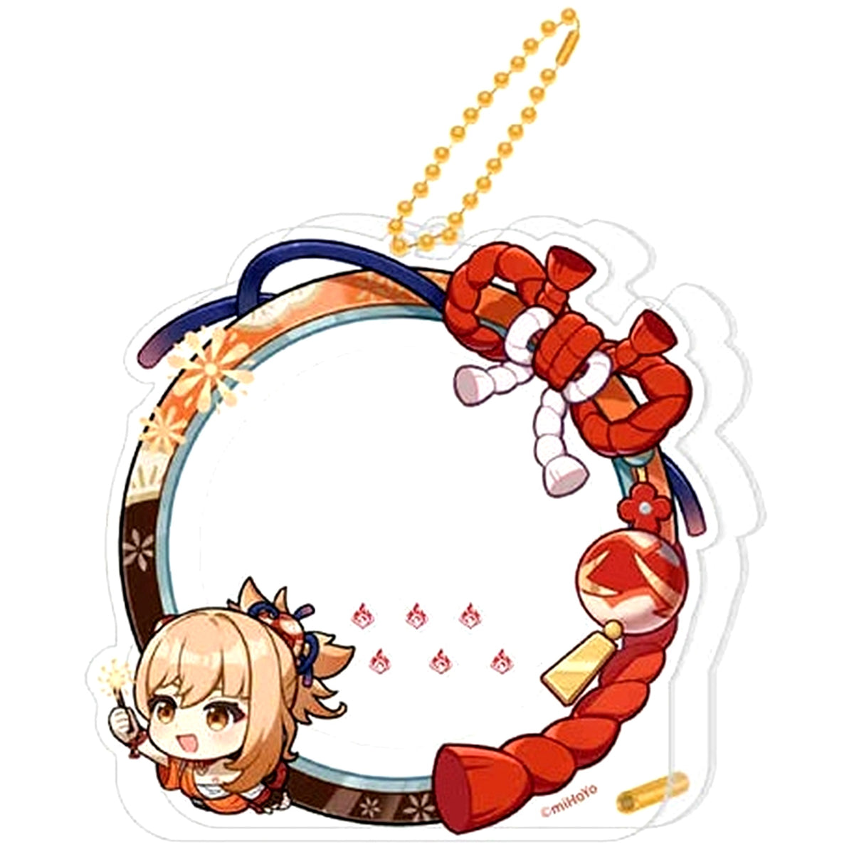 Yoimiya Icon Frame Series Badge Storage Case Genshin Impact [USED]