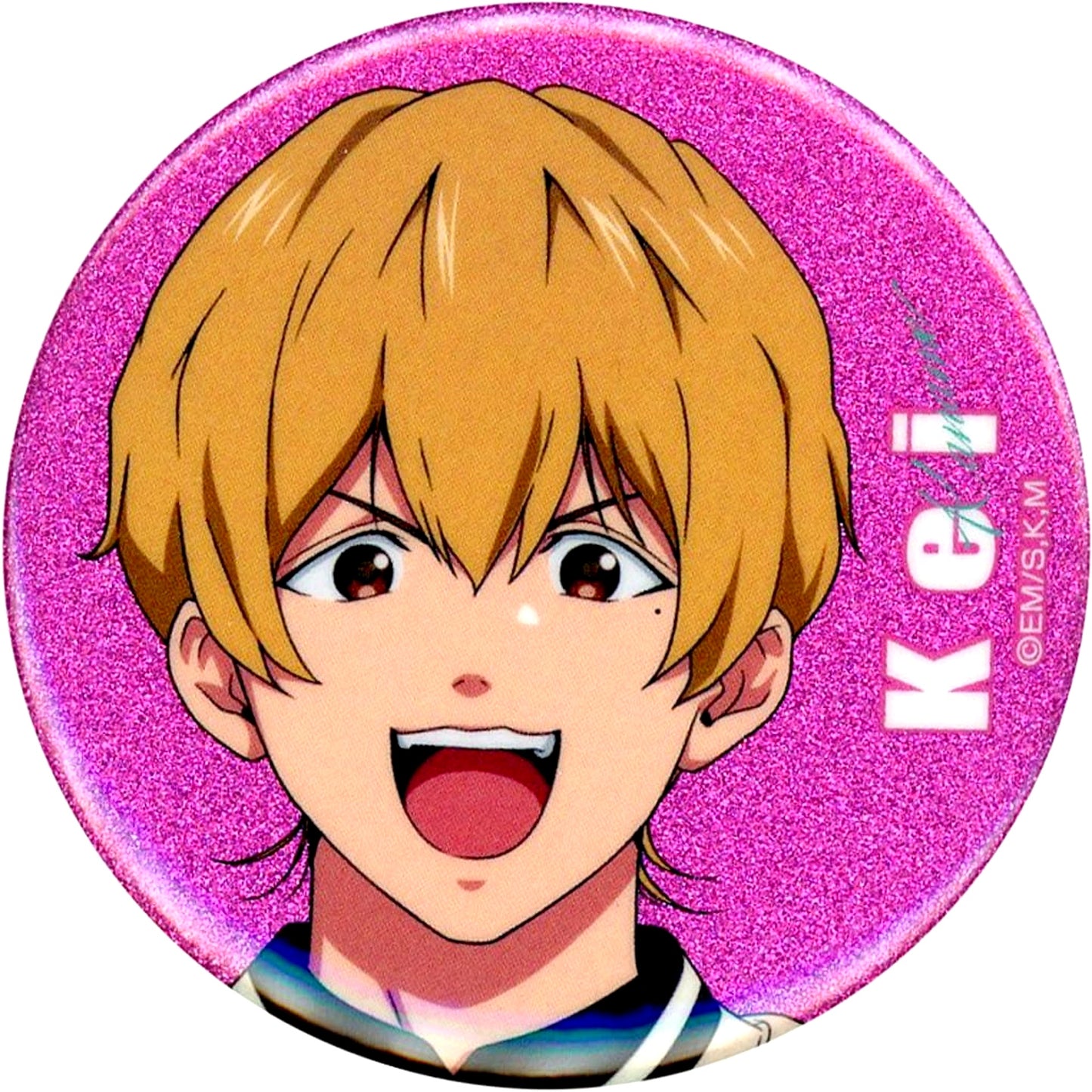 Oblivion Battery Kei Kaname Trading Full Body Glitter Button Nikujiru Gyoza no Dandadan Collaboration [USED]