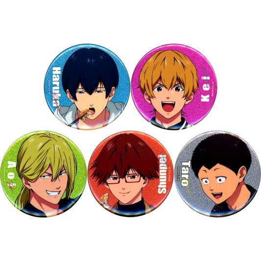 Oblivion Battery Trading Full-body Glitter Button Set of 5 Nikujiru Gyoza no Dandadan Collaboration [USED]