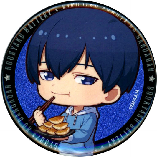 Oblivion Battery Haruka Kiyomine Trading Mini Character Glitter Button Nikujiru Gyoza no Dandadan Collaboration [USED]