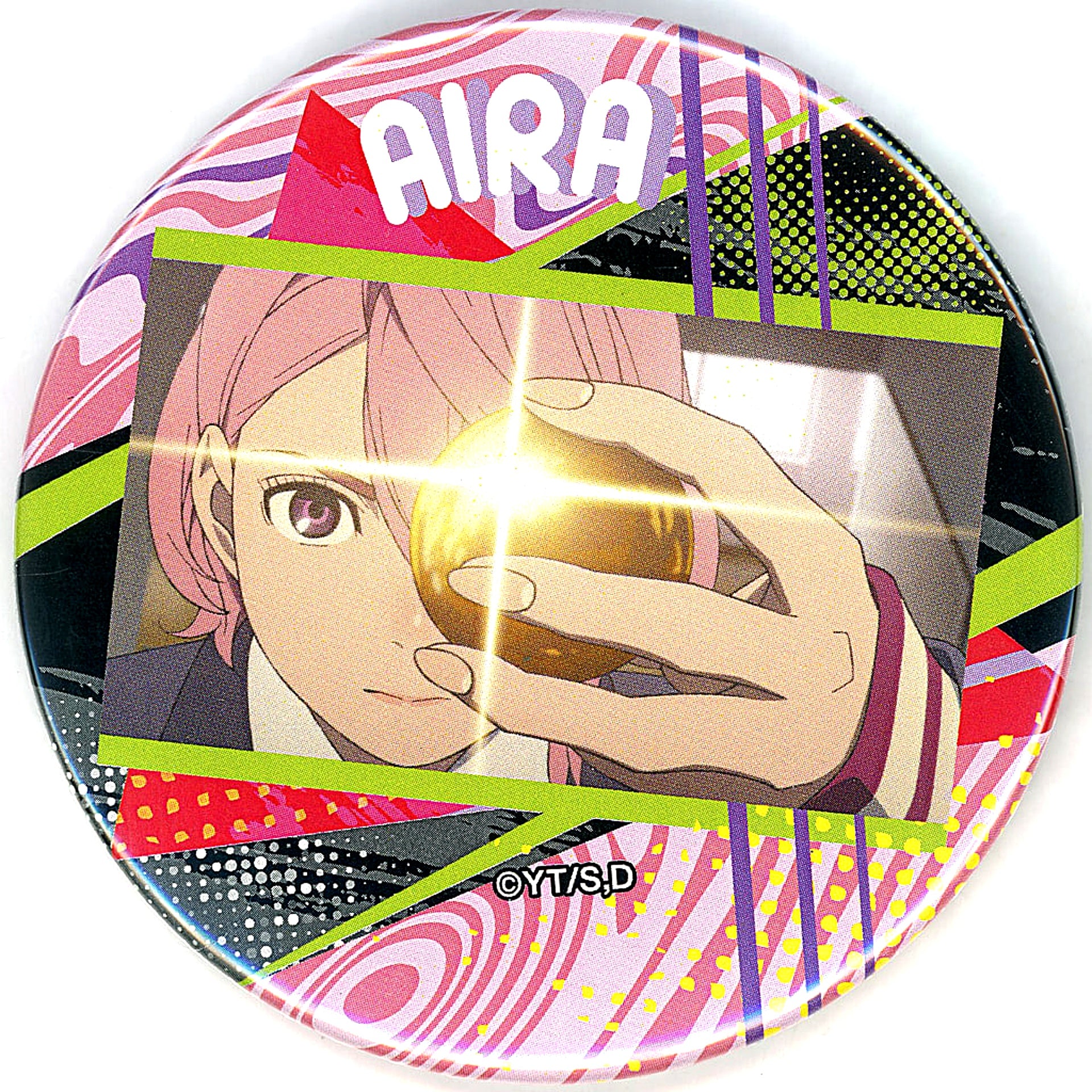 Dandadan Aira Hyakumenso Many Faces Button [USED]