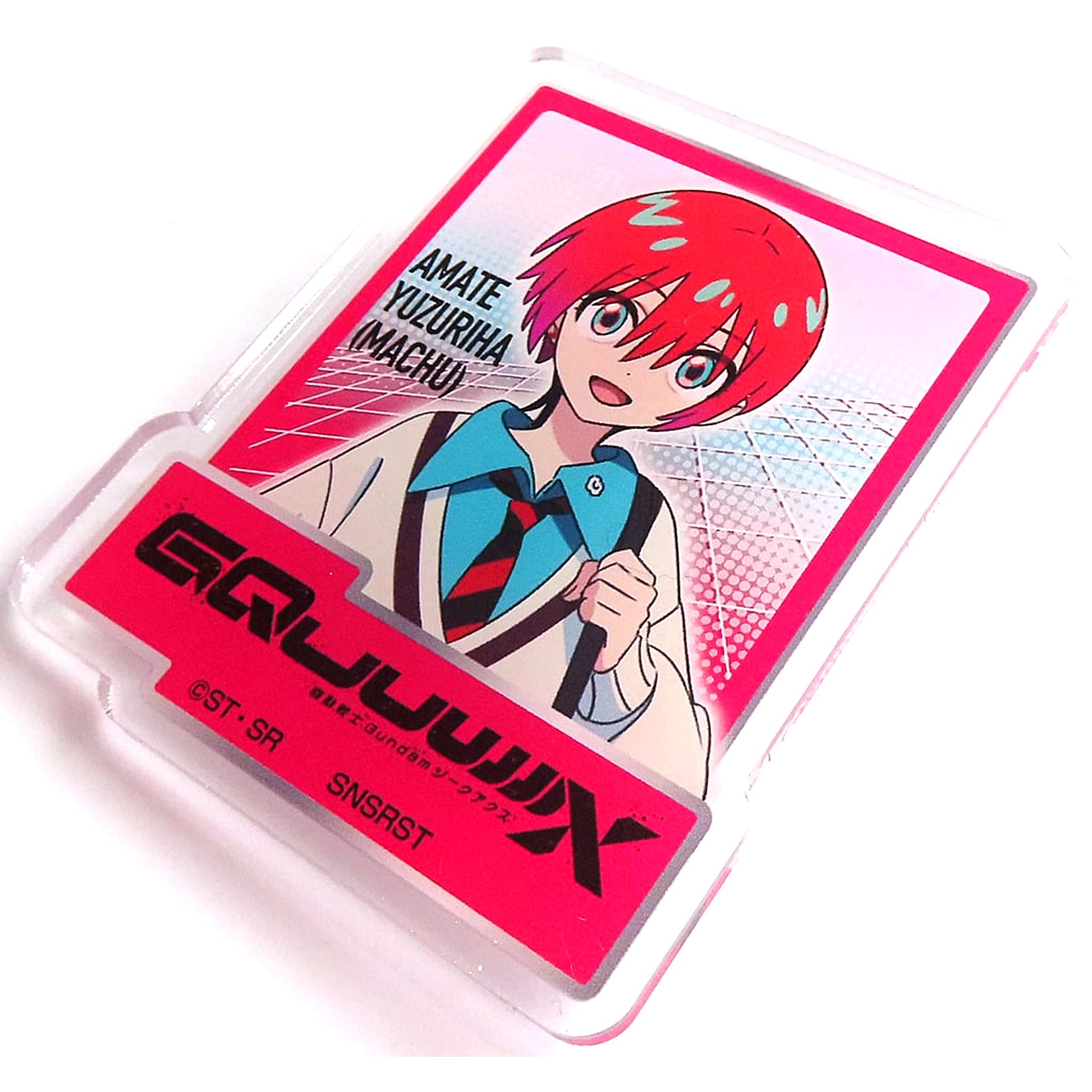 Amate Yuzuriha - Machu Mobile Suit Gundam GQuuuuuuX -Beginning- Acrylic Clip Badge Collection Theater Goods [USED]