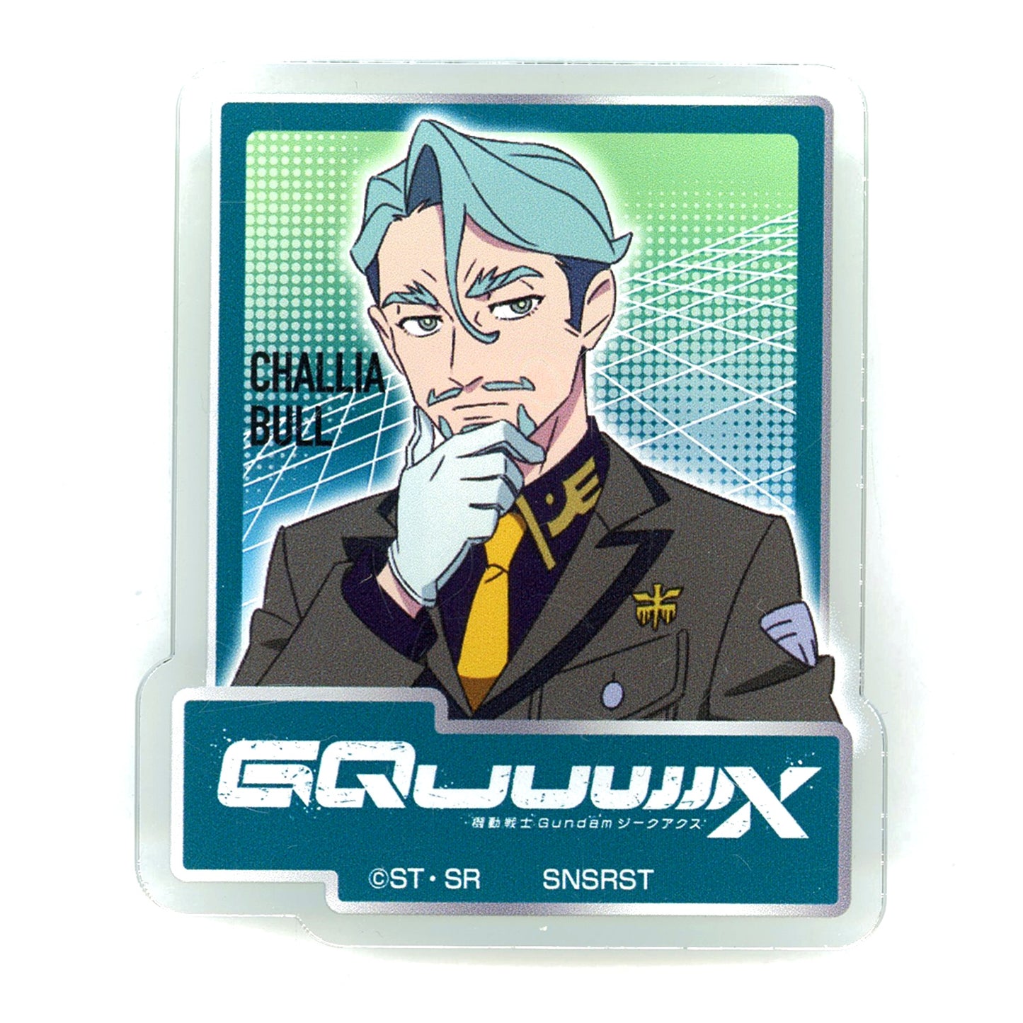 Chalia Bull Mobile Suit Gundam GQuuuuuuX -Beginning- Acrylic Clip Badge Collection Theater Goods [USED]