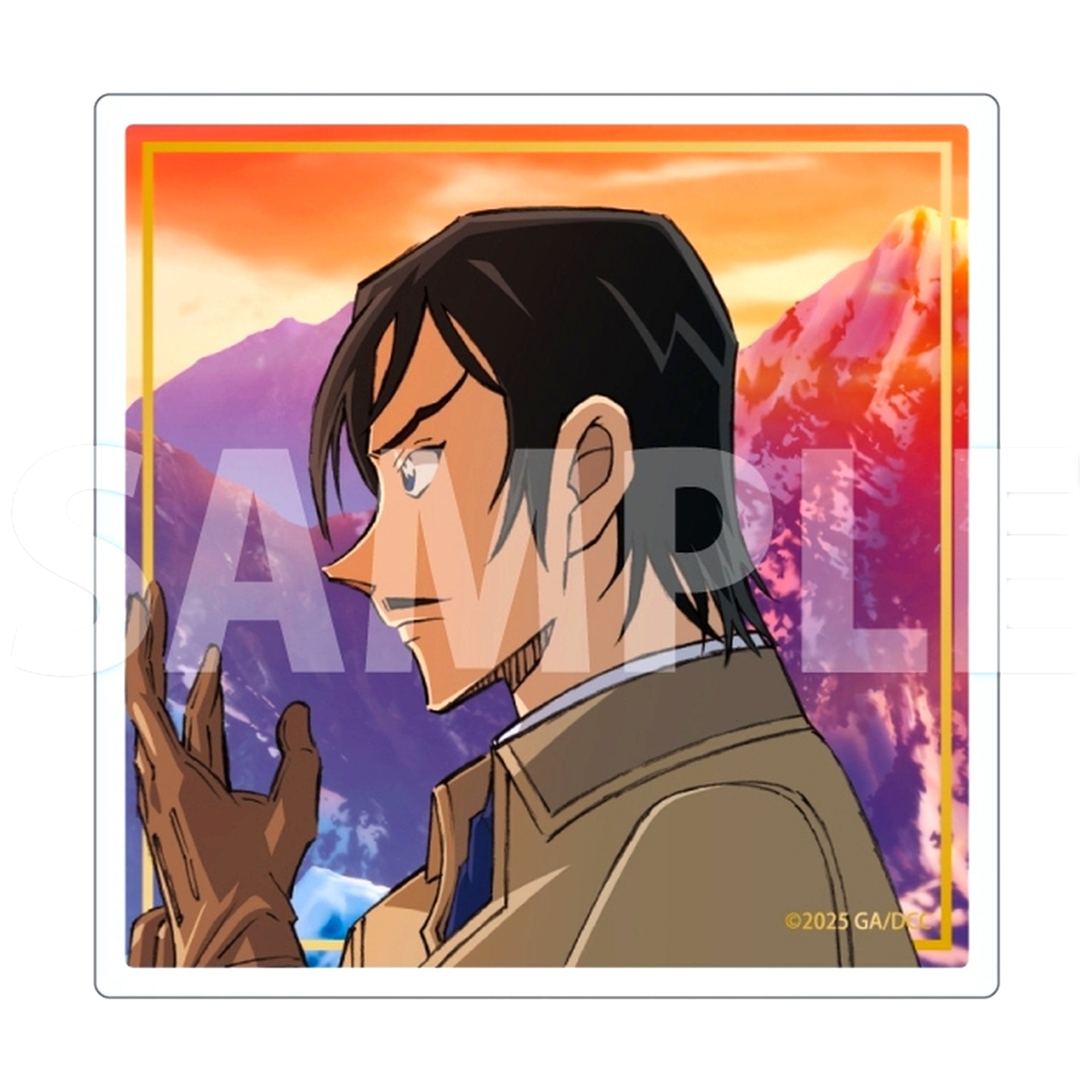 Takaaki Morofushi Detective Conan The Phantom of the One-Eyed Movie Trading Acrylic Button Stand [USED]