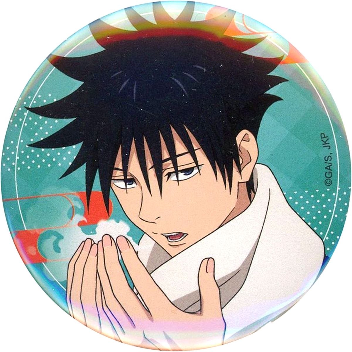 Megumi Fushiguro Jujutsu Kaisen Button Marukuji Wasou Style Shokichi 2 [USED]