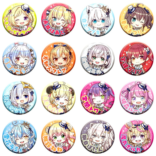Virtual YouTuber hololive Capsule Button Collection Bright Parade2 Set of 16 [USED]
