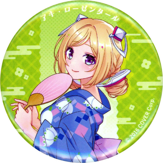 Aki Rosenthal Virtual YouTuber Holo Live Gokurakuyu RAKU SPA Collab Vol 6 Furo Life Trading Button Yukata Ver. Full Body Ver. [USED]