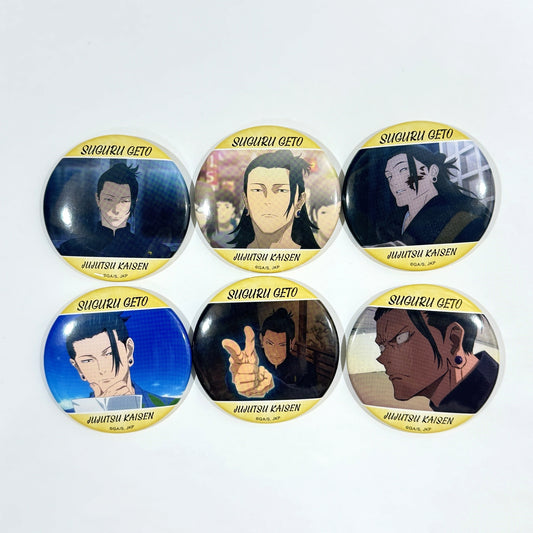 Set of 6 Suguru Geto Jujutsu Kaisen Season 2 Hidden Inventory Char Badge Collection 2nd [USED]