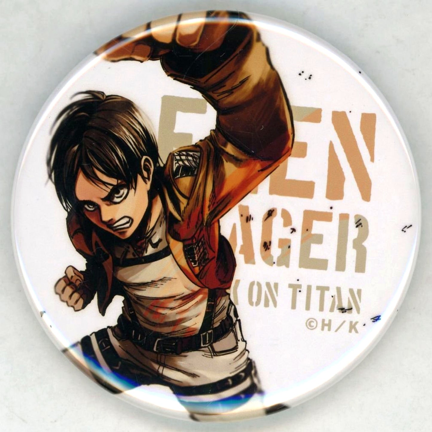 Single Item Eren Yeager Badge Attack on Titan Badge Set AnimeJapan 2015 Goods [USED]