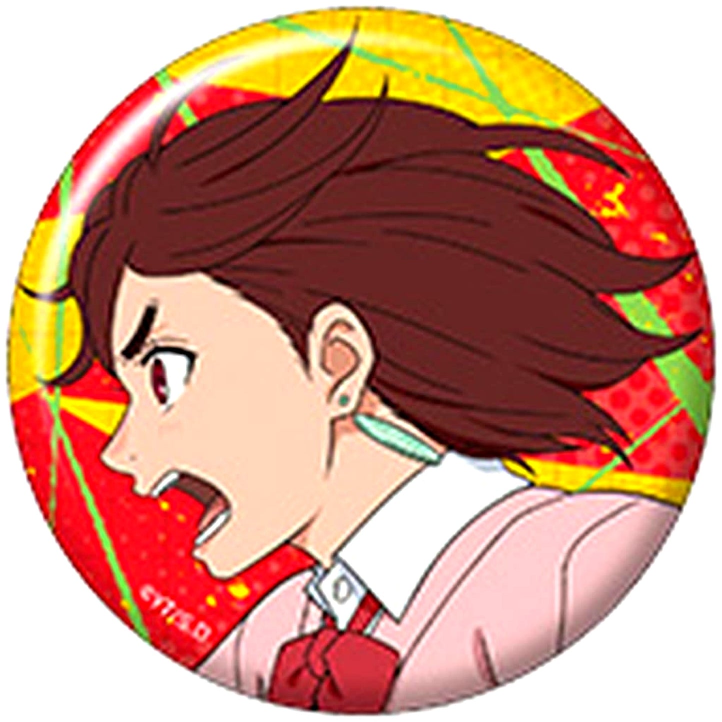 Dandadan Momo Ayase Full Body Normal Trading Button Random Holo Included Dash Ver. [USED]