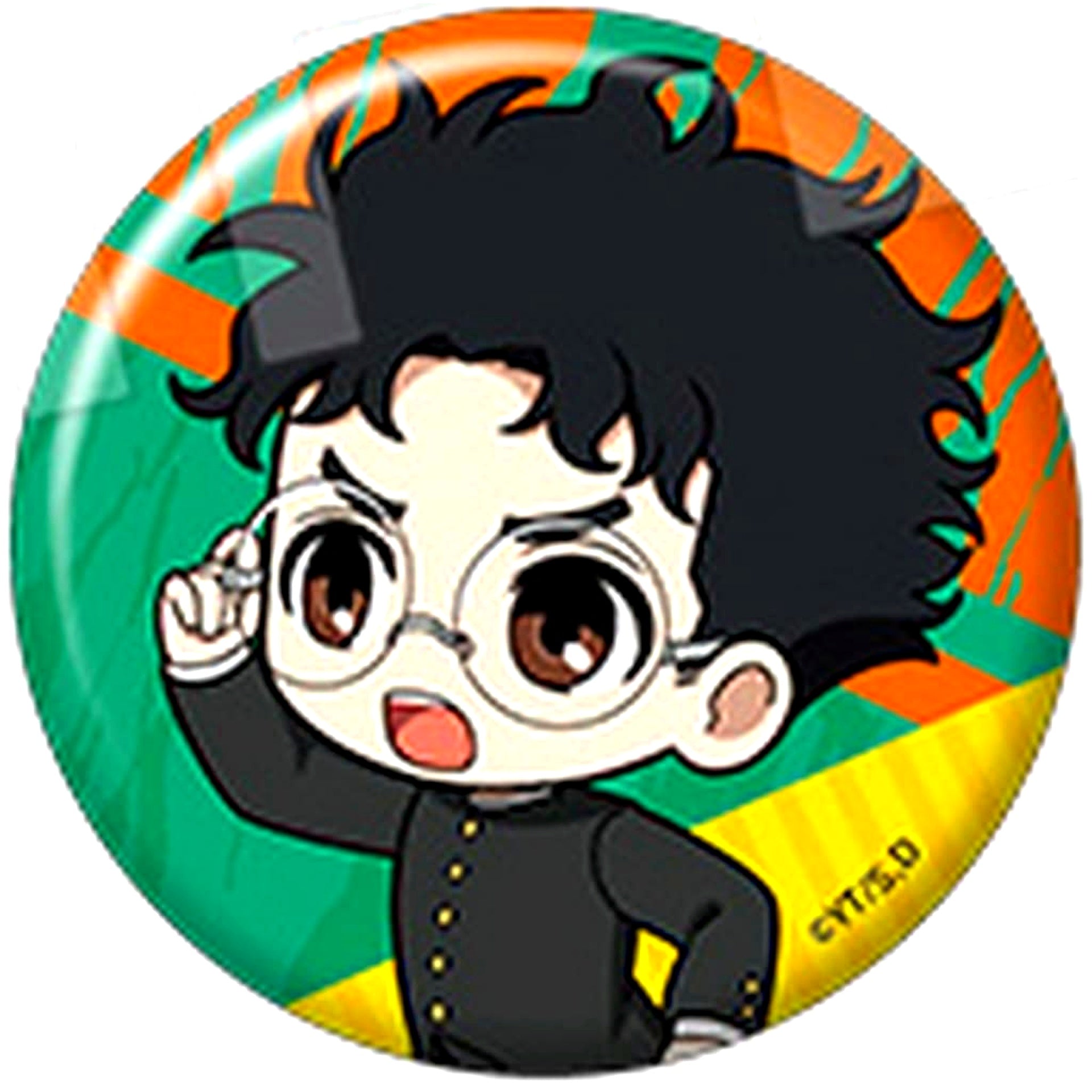 Dandadan Okarun Chibi Normal Trading Button Dash Ver. Random Holo Included [USED]
