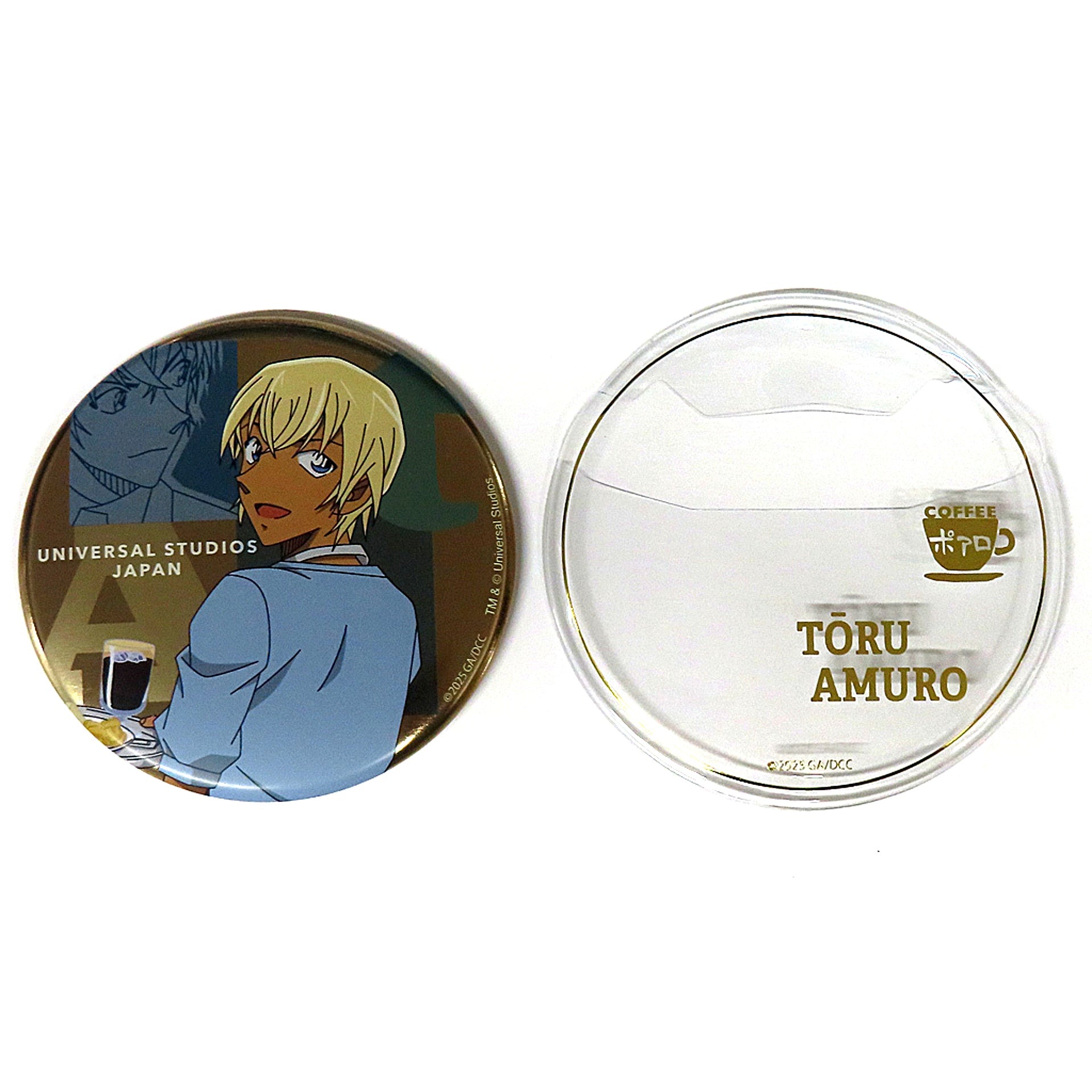 Toru Amuro Detective Conan World 2025 Button Collection with Cover Universal Studios Japan 2025 Limited [USED]