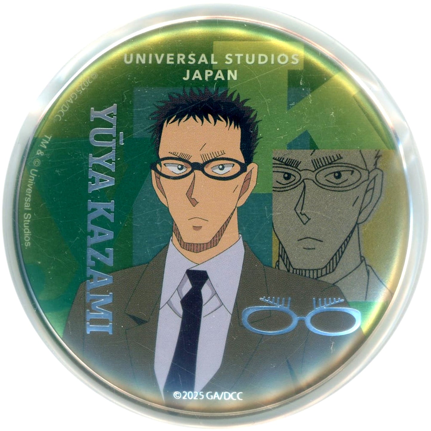 Yuya Kazami Detective Conan World 2025 Button Collection with Cover Universal Studios Japan 2025 Limited [USED]