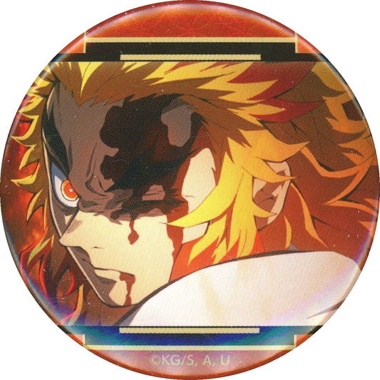 Kyojuro Rengoku Demon Slayer: Kimetsu no Yaiba Oshi Taishi Badge Collection Burn Your Heart Exceed Your Limits [USED]