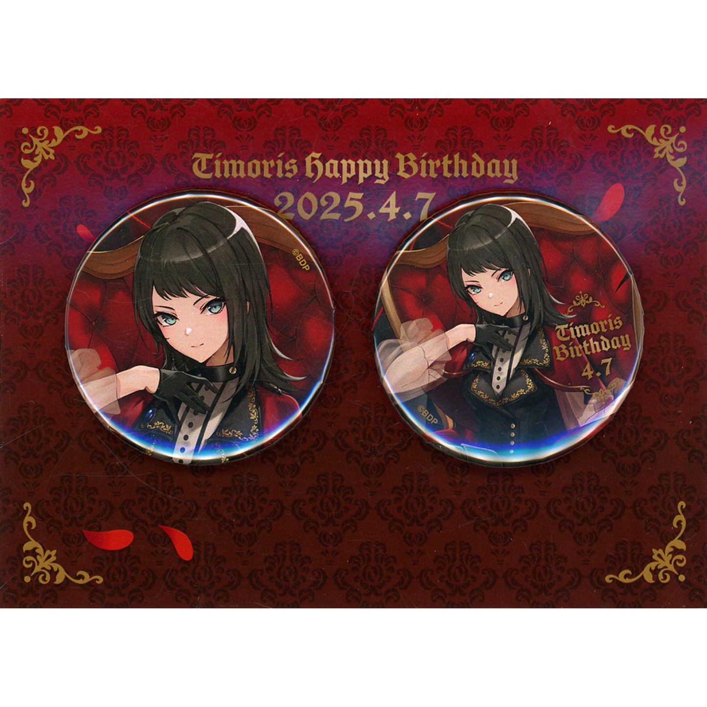 Timoris BanG Dream! Button Set Birthday ver. vol.1 [USED]