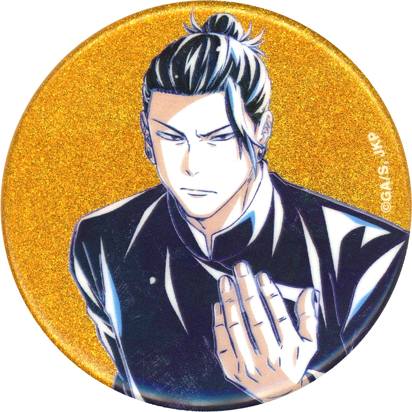 Suguru Geto Bust Up Jujutsu Kaisen Trading Ani-Art Vol. 6 Hidden Inventory Premature Death Glitter Button [USED]