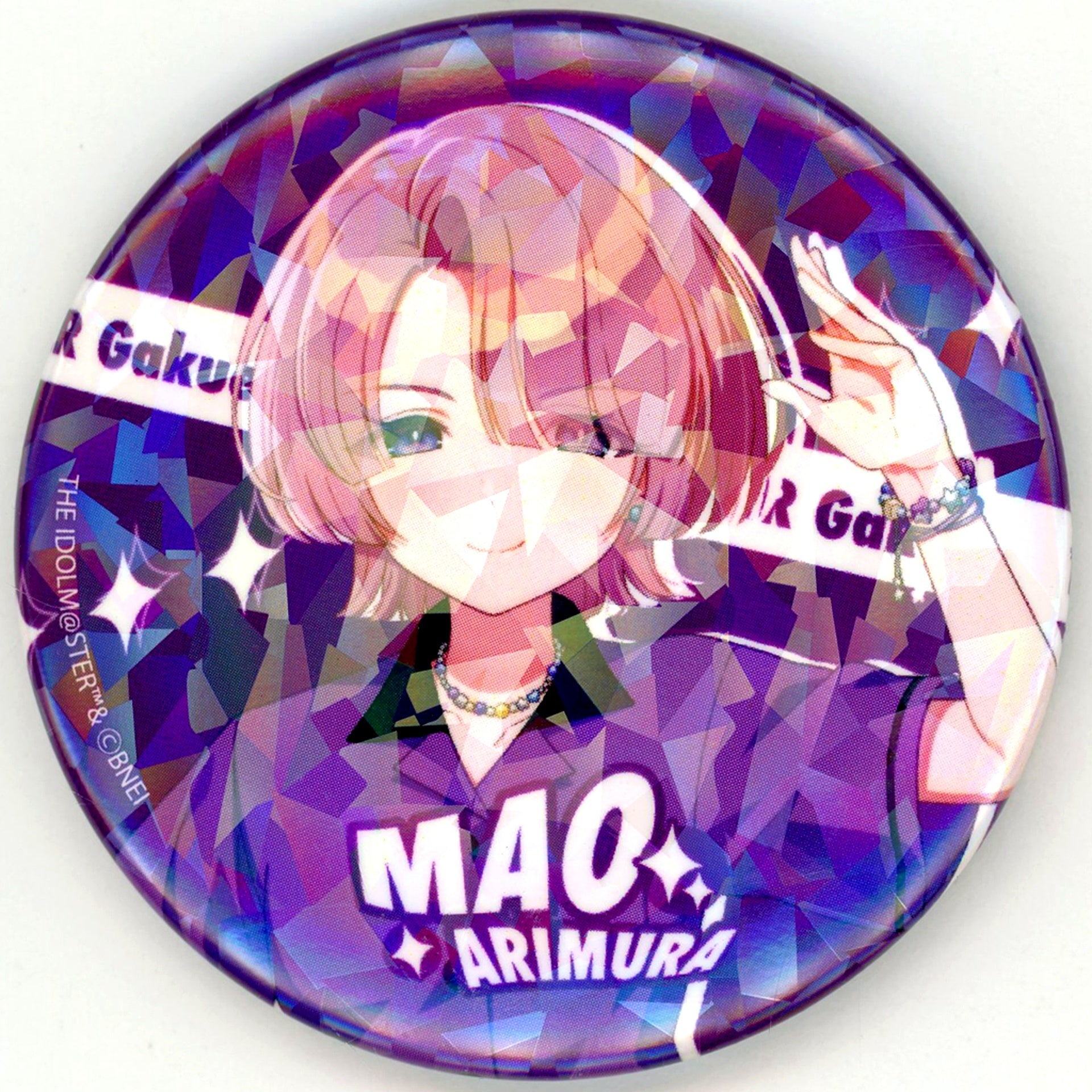 Mao Arimura Gakuen Idolmaster POP UP SHOP in Shibuya Modi HATSUBOSHI SNAP Hologram Badge [USED]