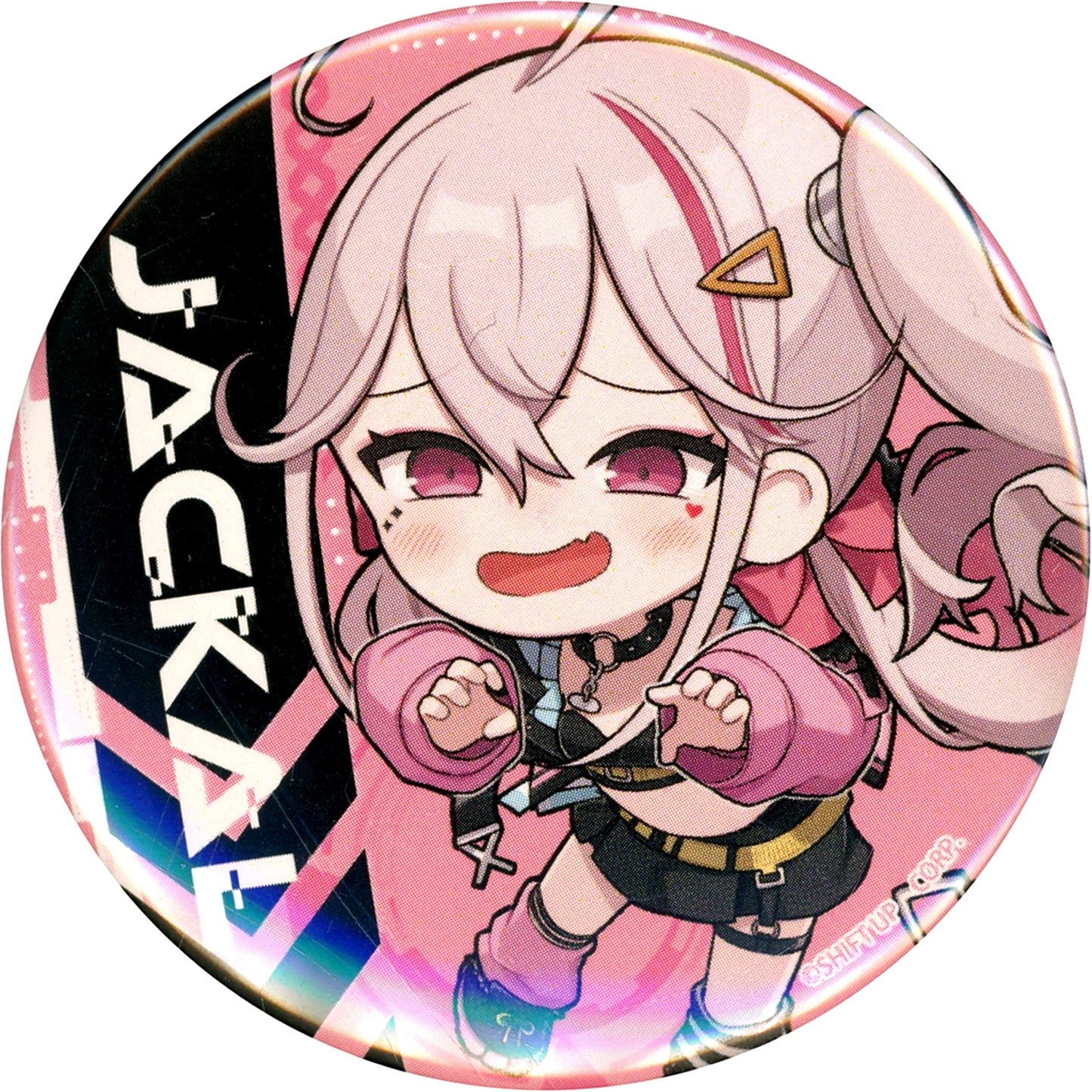 Jackal Goddess of Victory NIKKE Mini Character Button POP UP SHOP in SHIBUYA TSUTAYA [USED]