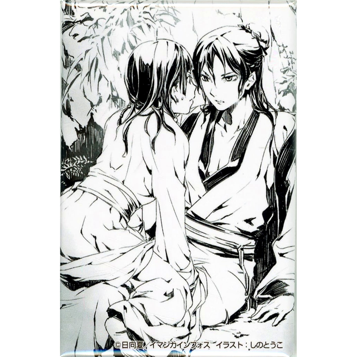 Maomao and Jinshi The Apothecary Diaries Staring Square Button Collection Touko Shino Special Exhibition [USED]