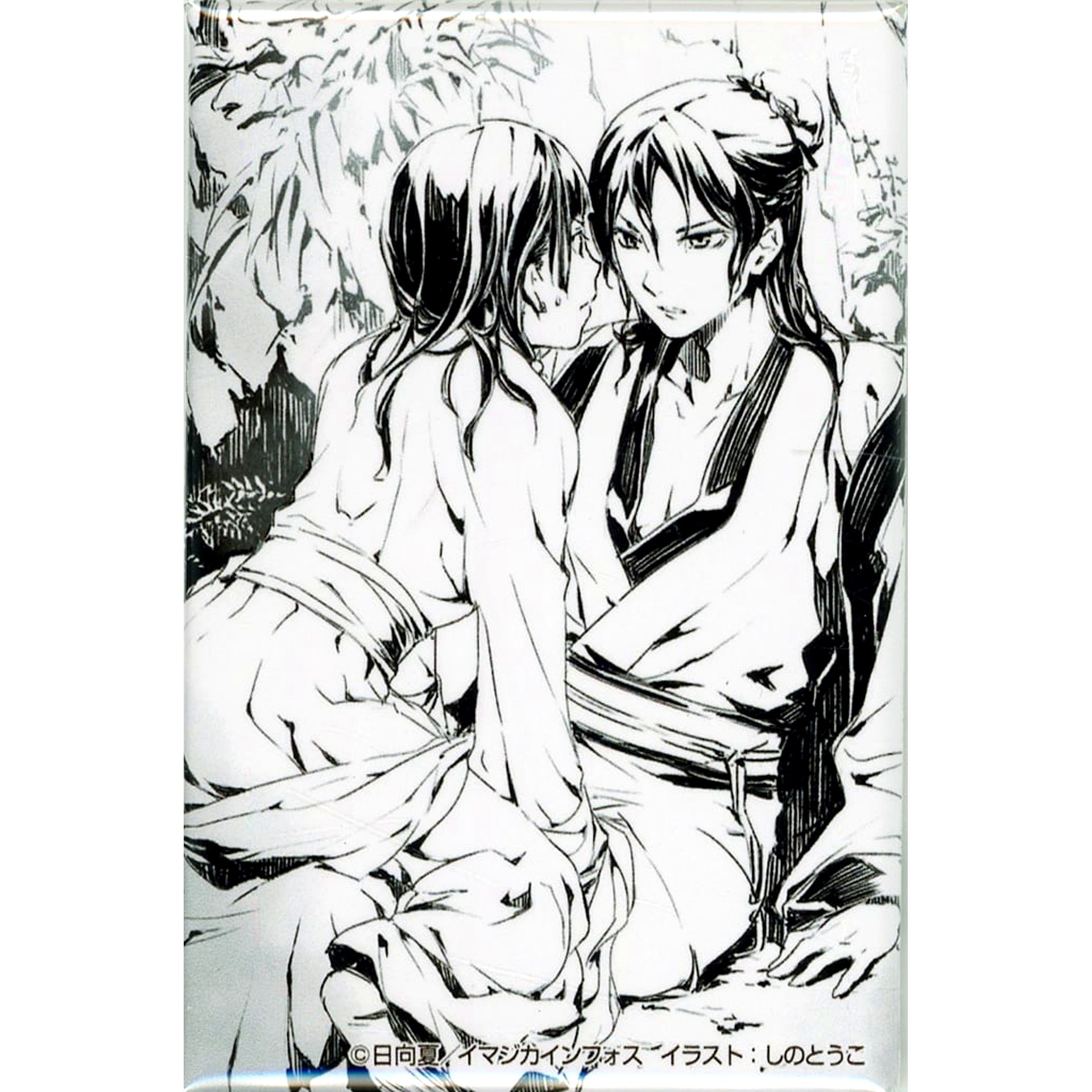 Maomao and Jinshi The Apothecary Diaries Staring Square Button Collection Touko Shino Special Exhibition [USED]