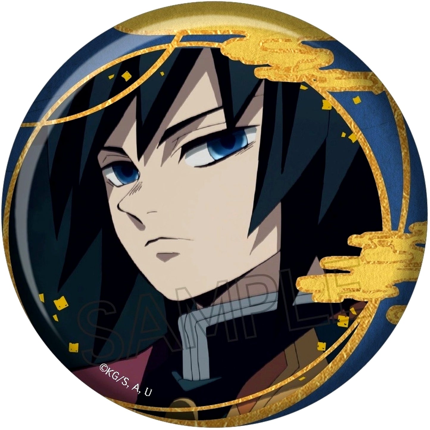 Giyu Tomioka Demon Slayer Foil Stamped Button Vol. 2 [USED]