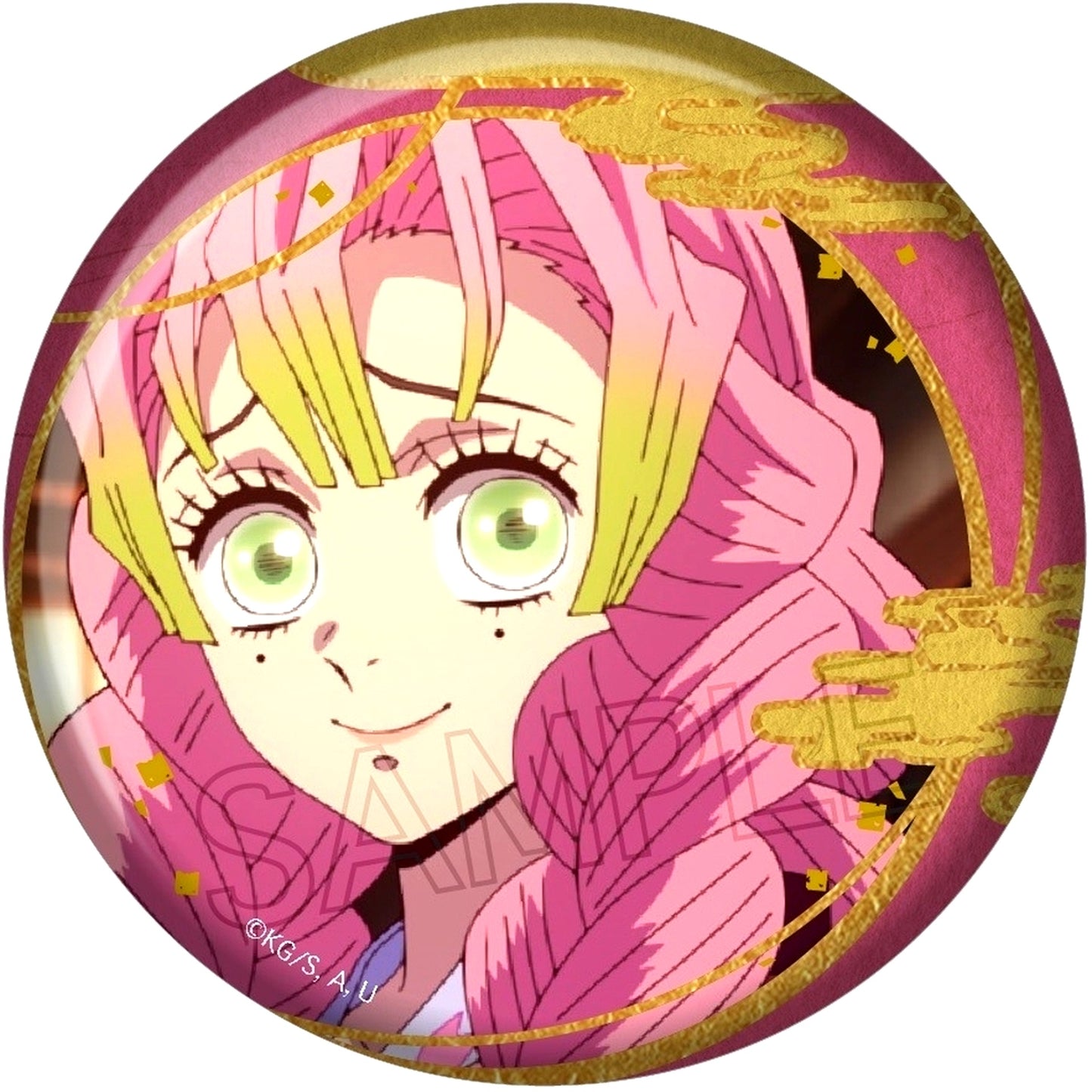 Mitsuri Kanroji Demon Slayer Foil Stamped Button Vol. 2 [USED]