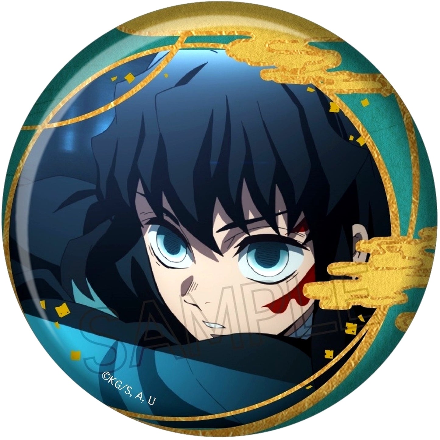 Muichiro Tokito Demon Slayer Kimetsu no Yaiba Foil Stamped Button Vol.2 [USED]