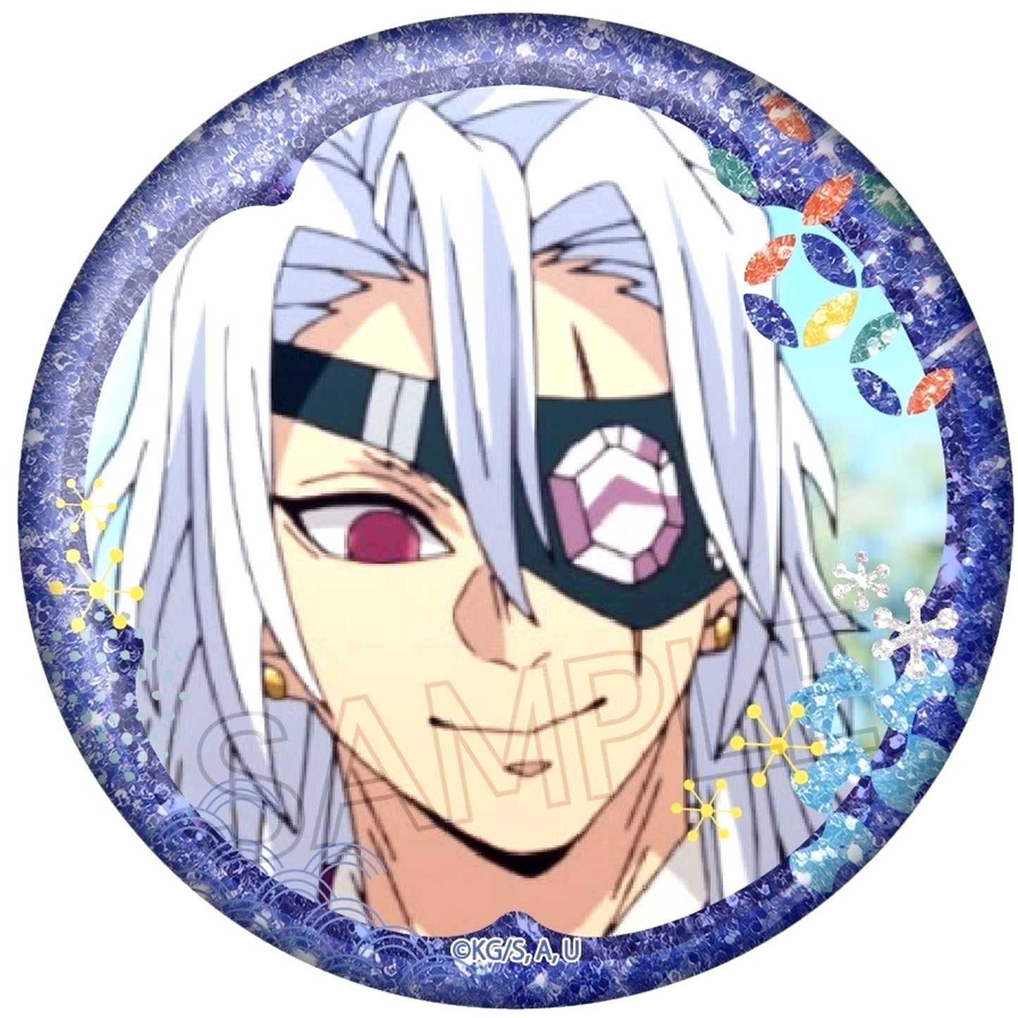 Tengen Uzui Demon Slayer: Kimetsu no Yaiba Glitter Button Vol.2 [USED]