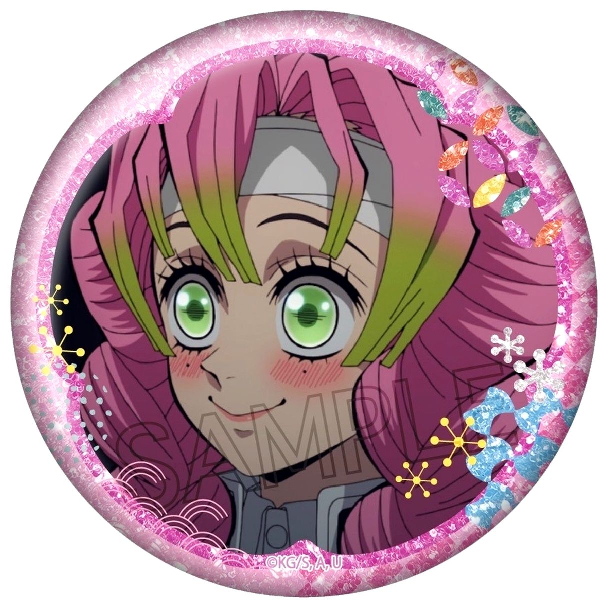 Mitsuri Kanroji Demon Slayer: Kimetsu no Yaiba Glitter Button Vol.2 [USED]