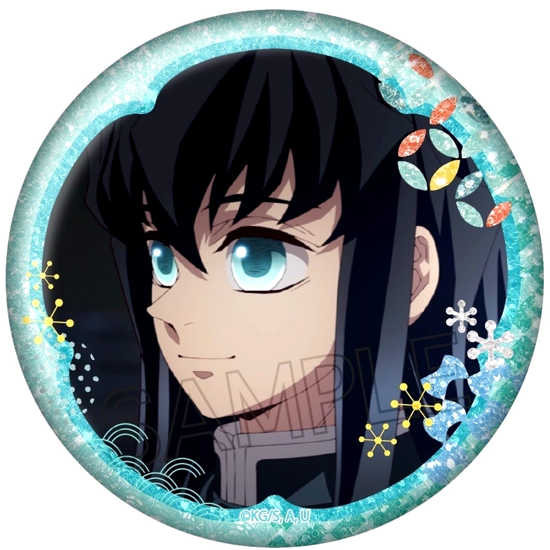 Muichiro Tokito Demon Slayer Glitter Button Vol.2 [USED]