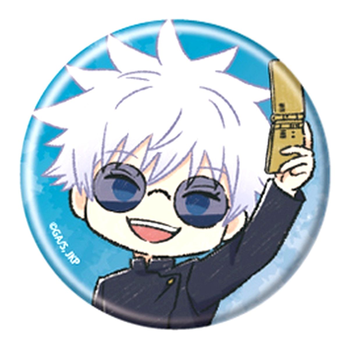 Satoru Gojo Close Up Jujutsu Kaisen: Hidden Inventory/Premature Death Graph Art Trading Button Camera Ver. [USED]