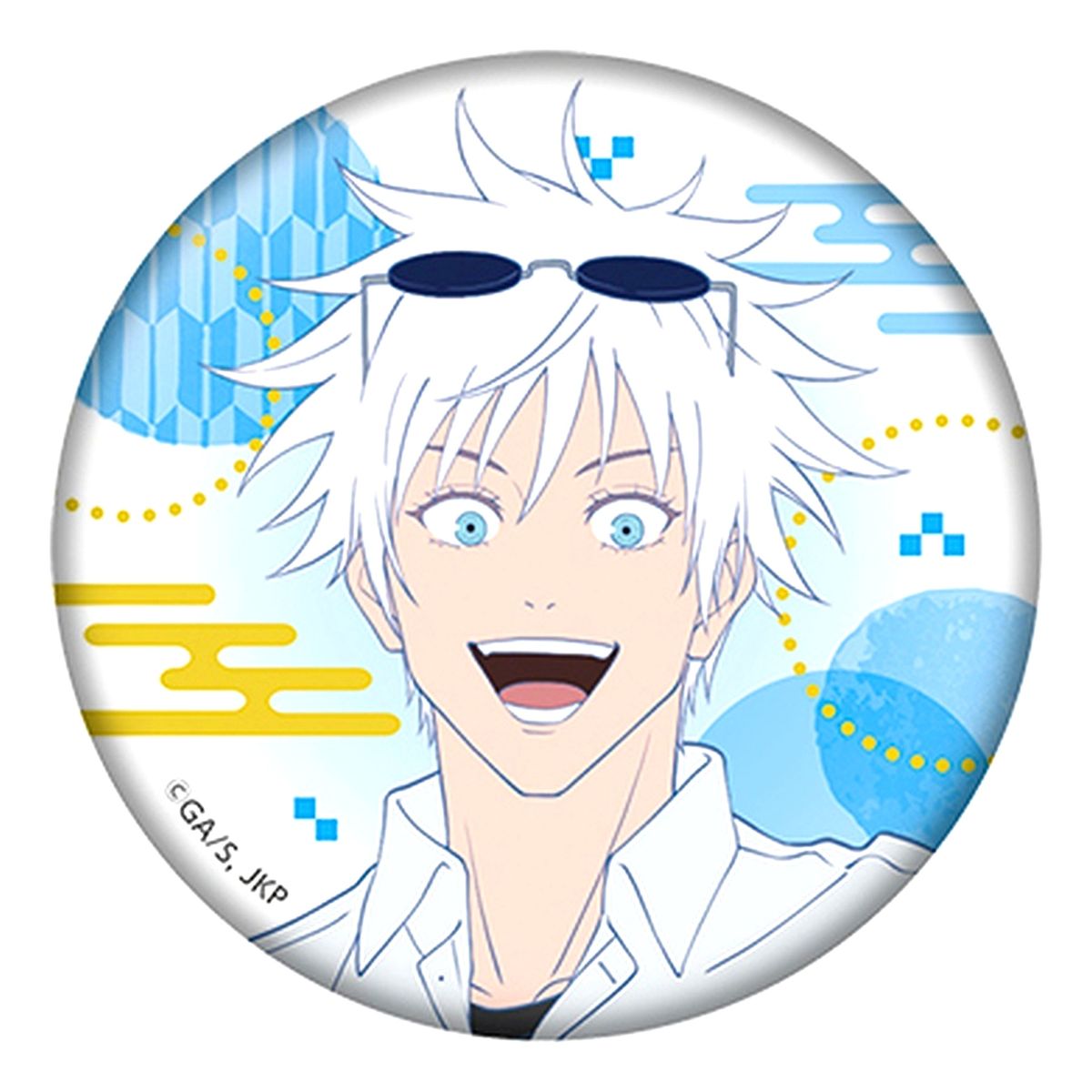 Satoru Gojo Jujutsu Kaisen: Hidden Inventory/Premature Death Trading Matte Button Fireworks Japanese Style Ver. [USED]