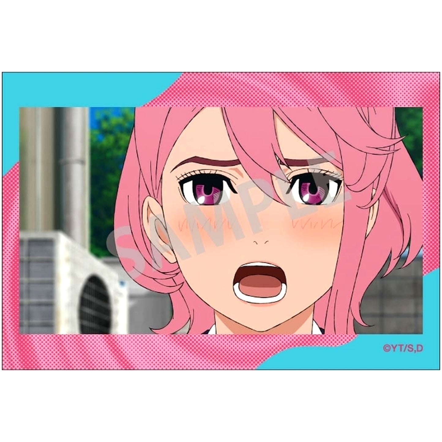 Dandadan Aira Shiratori Trading Square Button [USED]