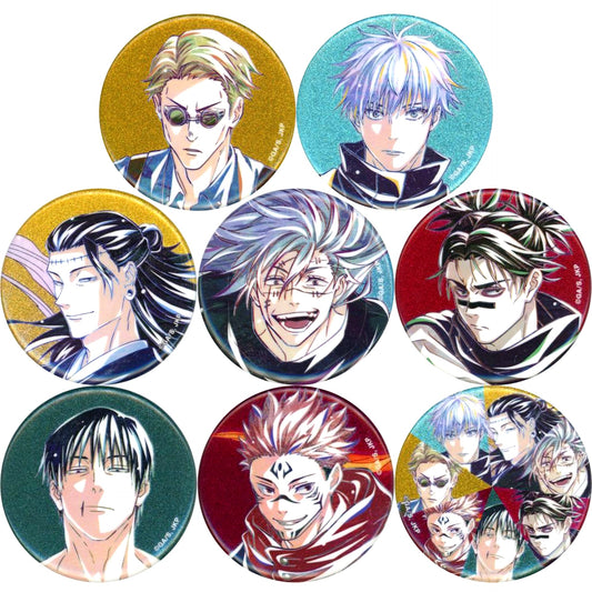 Set of 8 Jujutsu Kaisen Glitter Button Ani-Art Vol.7 Ver.B Animate Mail Order Fair [USED]