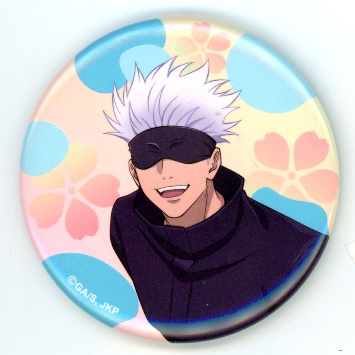 Satoru Gojo Jujutsu Kaisen Illustration Trading Button AJ2025 Ver. AnimeJapan 2025 [USED]