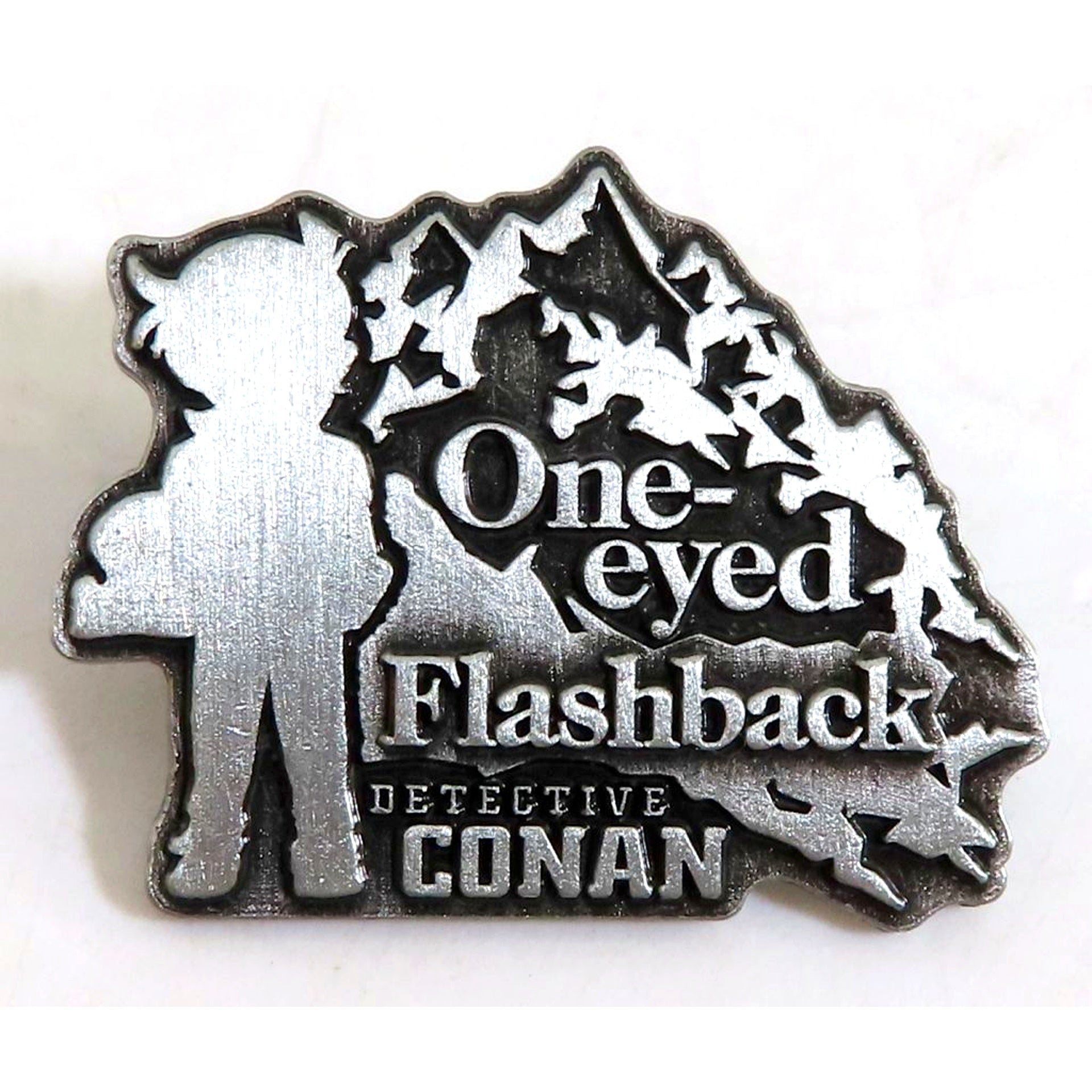 Conan Edogawa Detective Conan The Phantom of the One-Eyed Movie Pin Badge Theater Goods [USED]