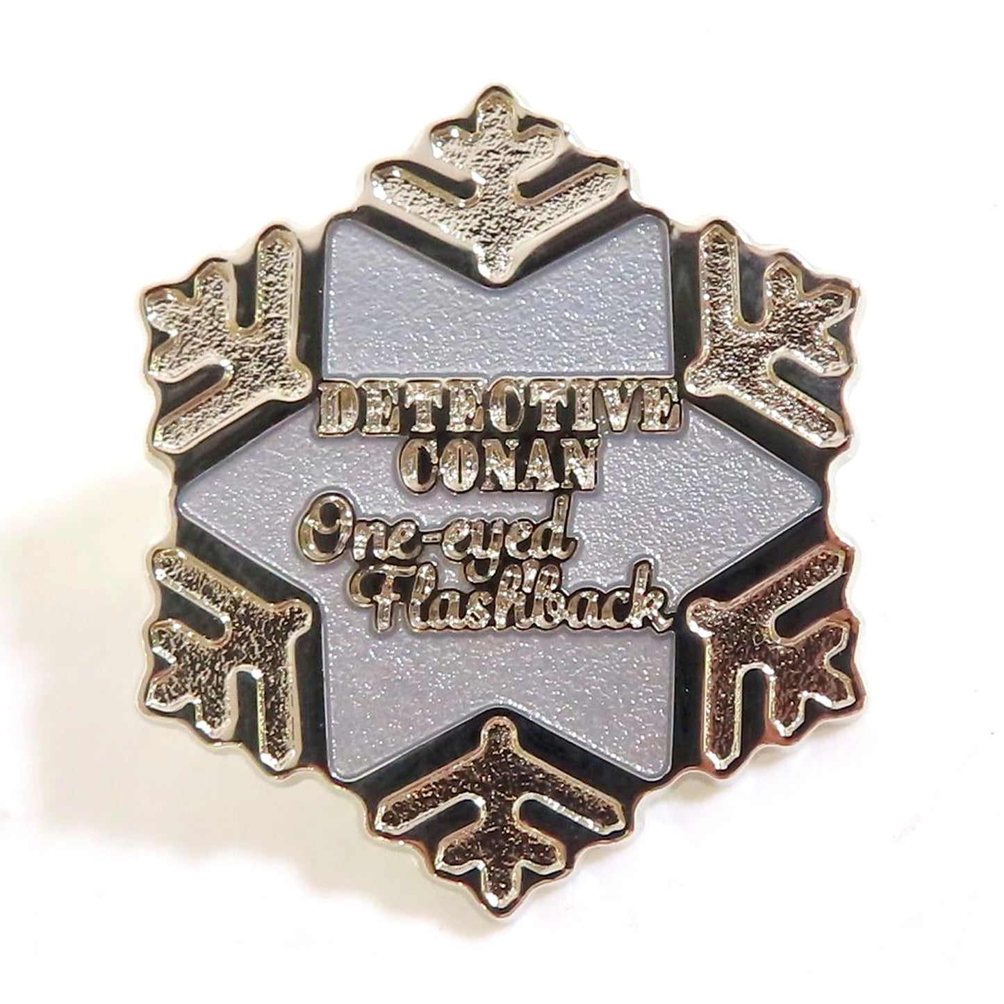 Logo Detective Conan The Phantom of the One-Eyed Movie Crystal Pin Badge Theater Goods [USED]