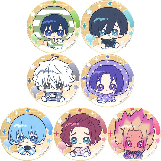 Set of 7 Blue Lock Season 2 Chara Badge Collection Mini Piyenz B Button [USED]