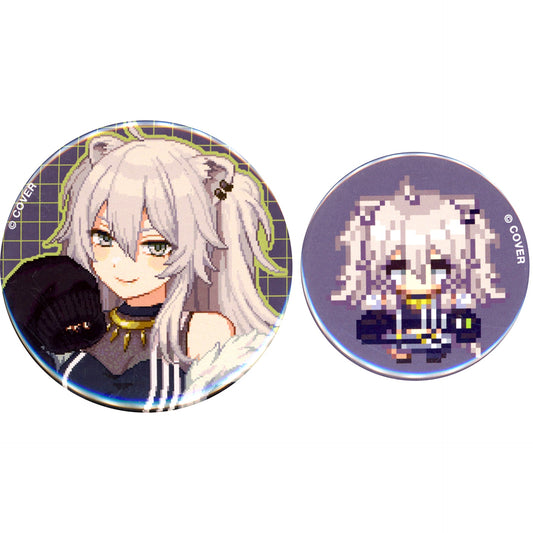 Shishiro Botan Virtual YouTuber Hololive Pixel Art Button Set hololive Connect POP UP SHOP in TOWER RECORDS [USED]