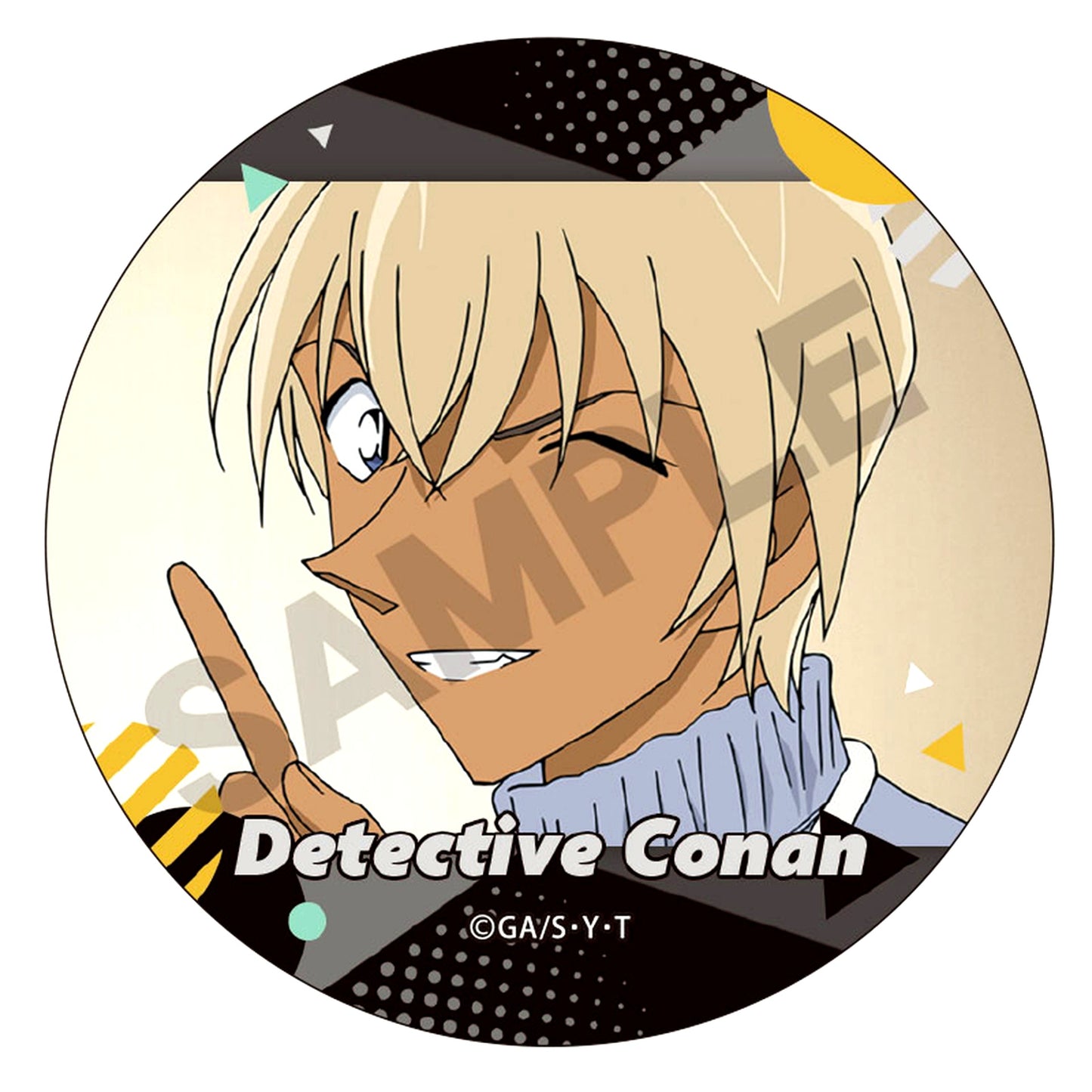Toru Amuro Detective Conan Trading Button Vol. 7 [USED]