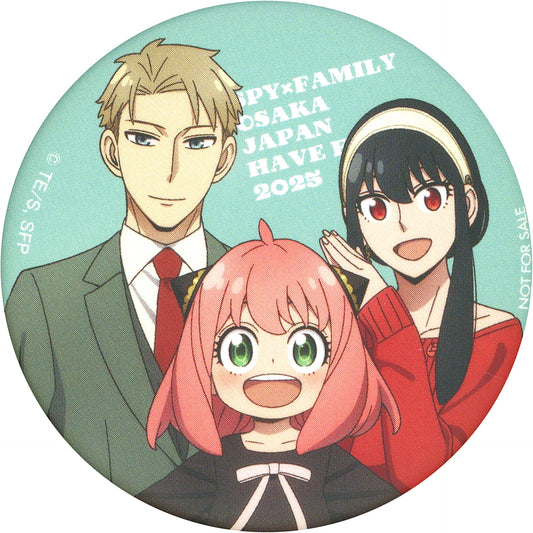 Forger Family Original Badge EXPO 2025 Osaka Kansai Spy x Family Dining Food Booth Menu Purchase Bonus [USED]