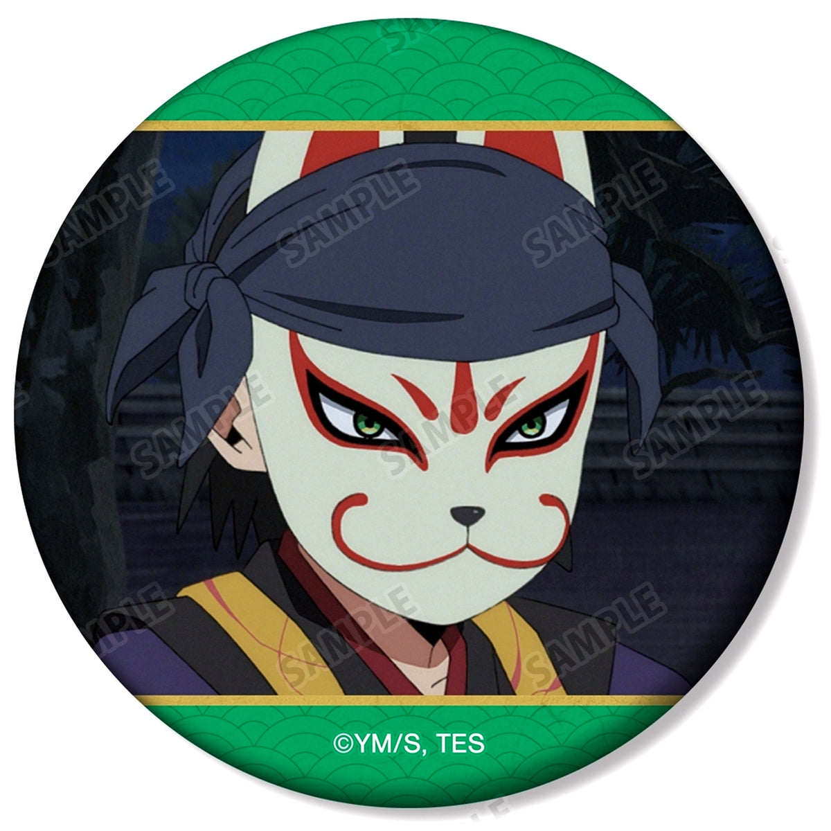 Genba Kazama The Elusive Samurai Trading Scene Shot Matte Button [USED]