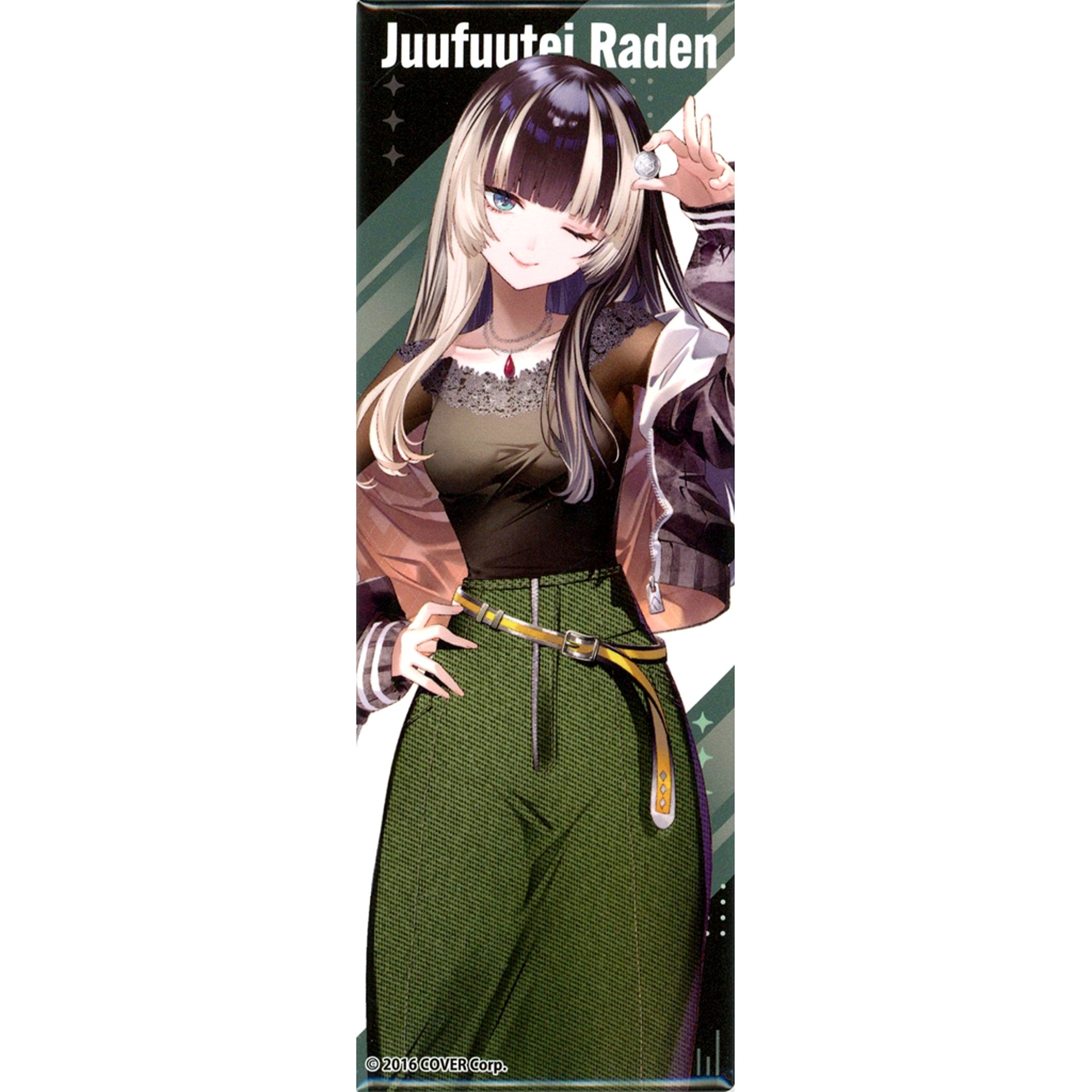 Juufuutei Raden Rectangle Hololive DEV_IS ReGLOSS Button GiGO Limited [USED]